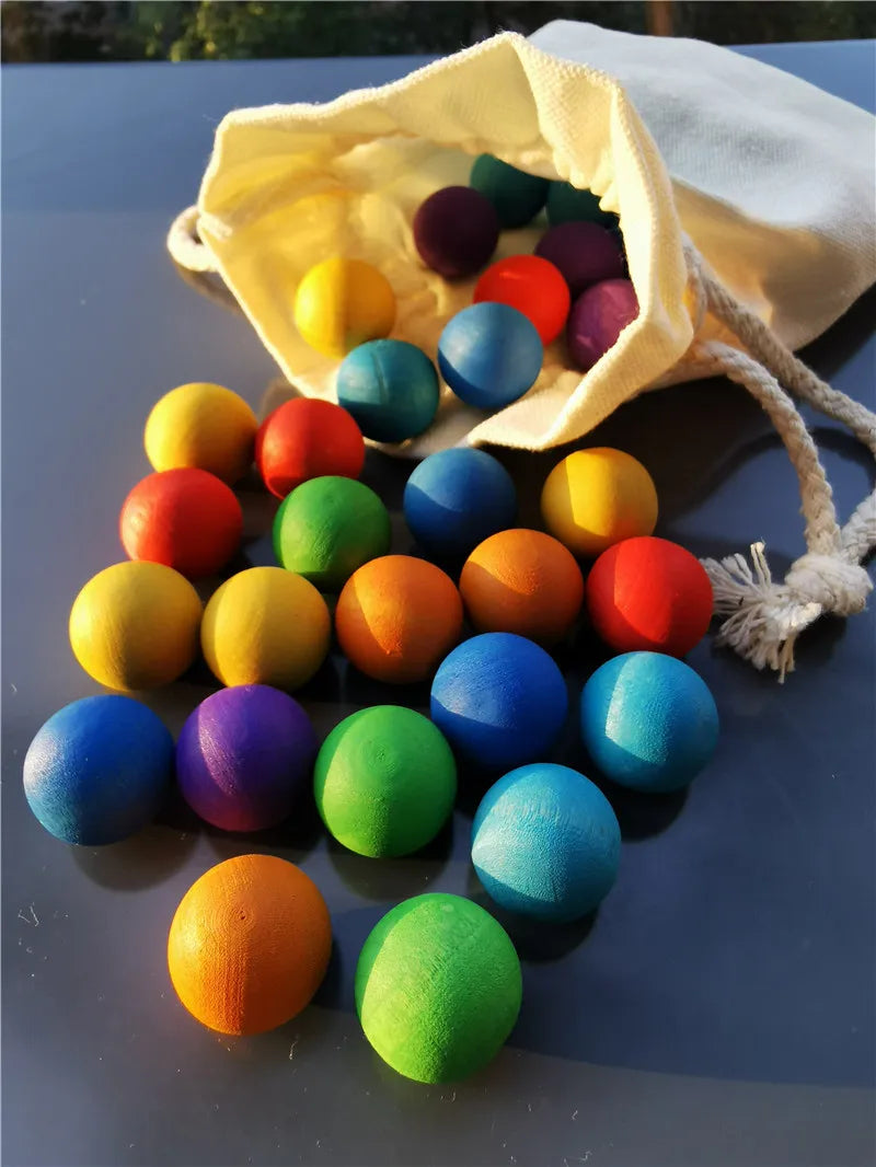 Rainbow Balls™ – Trækugler i regnbuens farver