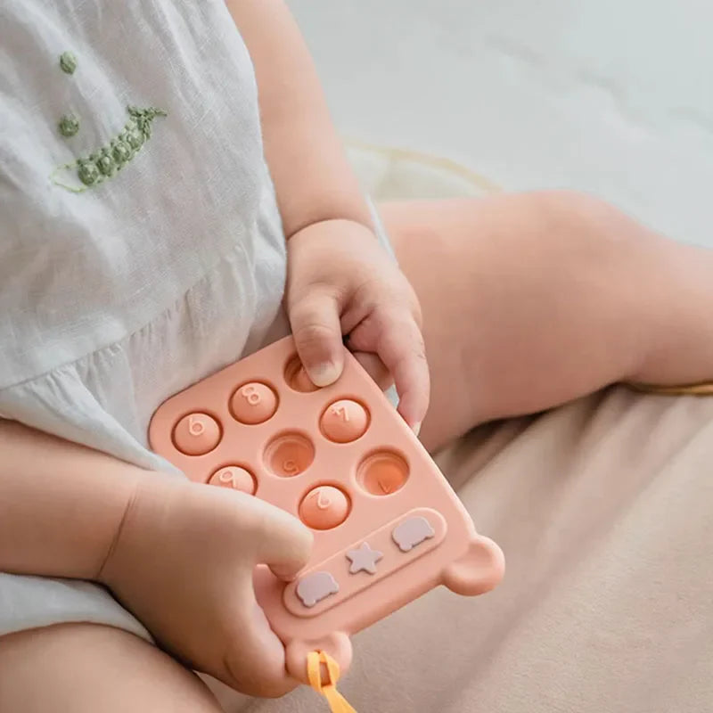 Fidget Toy™ - Bidering og fidget-legetøj i 1 - Fidget-telefon i silikone