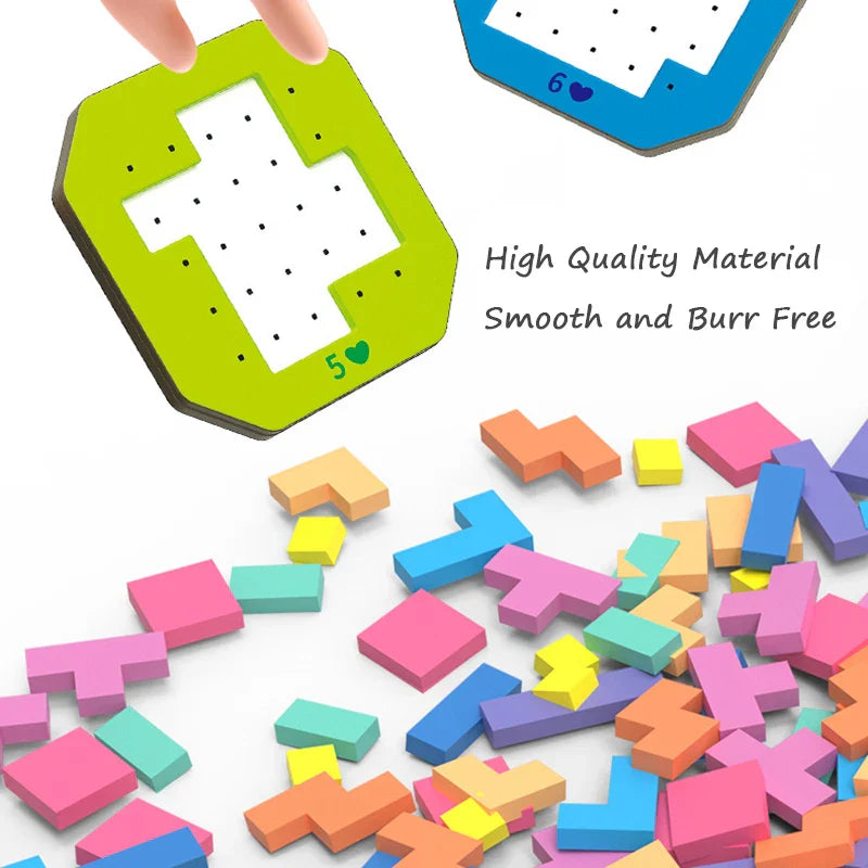 Logic Blocks™ – Farve og kreativitet – Geometriske puslespil