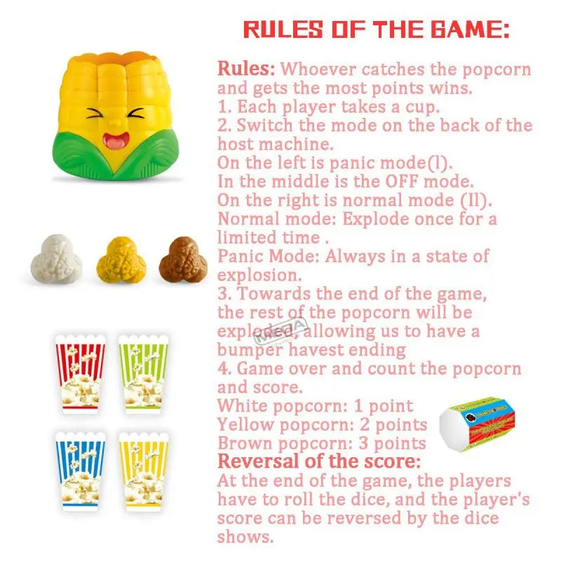 Popcorn Game™ - Poppende Popcorn - Familiespil