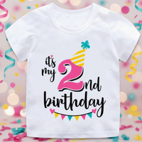 Thumbnail for Birthday Graphic Tee – Sødt & let – Børnet-shirt til fødselsdag