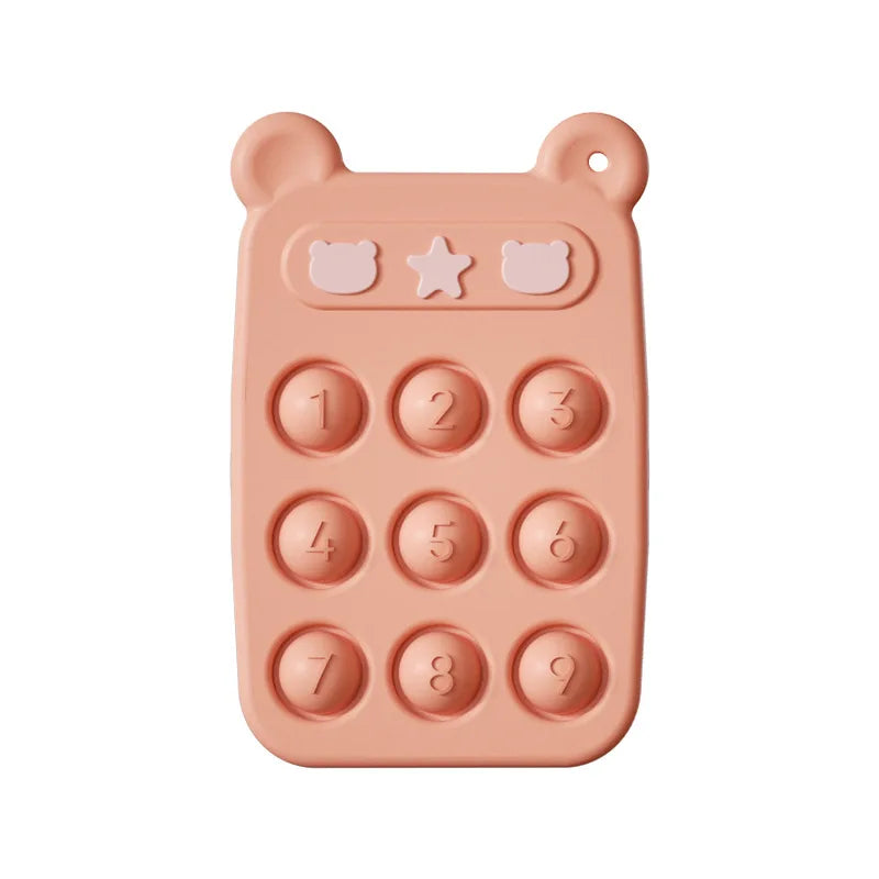 Fidget Toy™ - Bidering og fidget-legetøj i 1 - Fidget-telefon i silikone