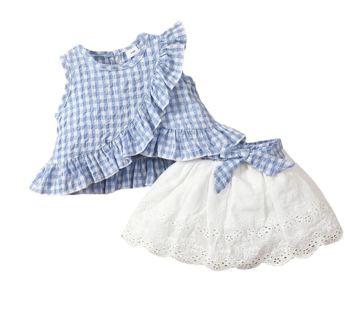 Mini Fashion™ - Top & Shorts-sæt til piger