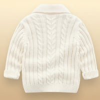 Thumbnail for CozyCub – Komfortabel og moderigtig – strikket cardigan til børn