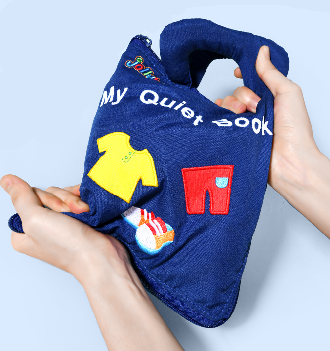 Quiet Book™ | Udvikl finmotorik - Montessori aktivitetsbog