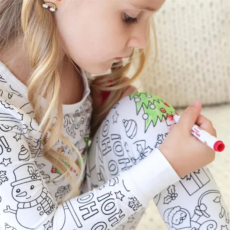 DIY Pajama Set™ – Farve og drøm – Colours Pyjamas-sæt til børn