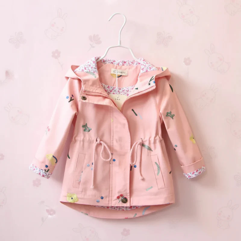 Girls Windbreaker Jacket – Let og stilfuld – børnejakke