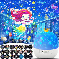 Thumbnail for CosmoGlow – Drømmende og kreativ – Galaxy-projektor-natlampe med 360° rotation
