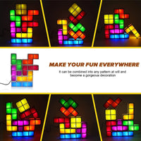 Thumbnail for Tetris Night Light™ - Tænd for din kreativitet - Tetris-lampe