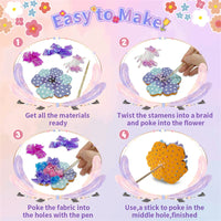 Thumbnail for DIY Flower Poke Art – Kreativt & lærerigt – Blomsterhåndværkssæt