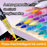 Thumbnail for ColorCraft – Kreativt og bæredygtigt – Akrylmarkører med penselspids