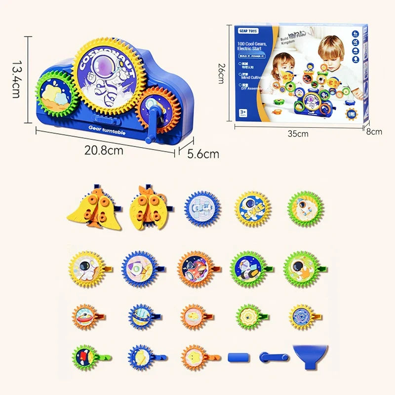 SmartGears – Lærerigt og sjovt – 3D elektrisk tandhjulssæt