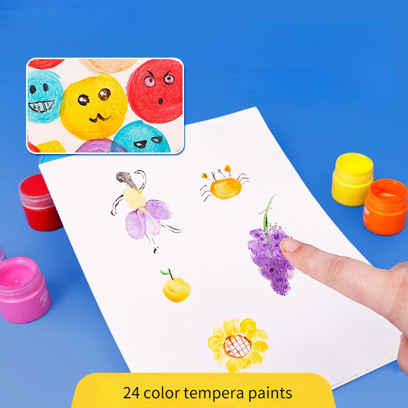 PaintJoy – Farverigt og kreativt – Fingerfarve- og gouachesæt