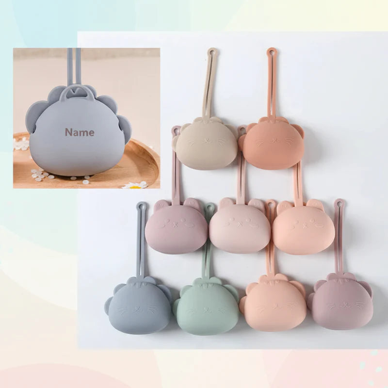 Personalized Pacifier Case – Graveret & praktisk – Personlig sutterholder