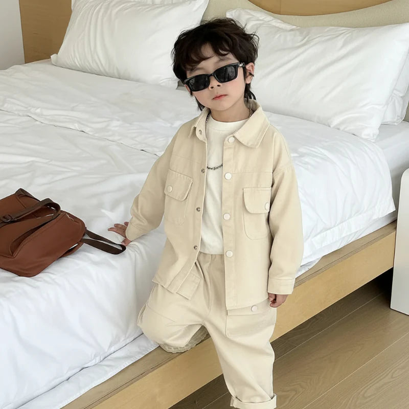 Boys Fashion – Trendy & komfort – Cargo-sæt til drenge