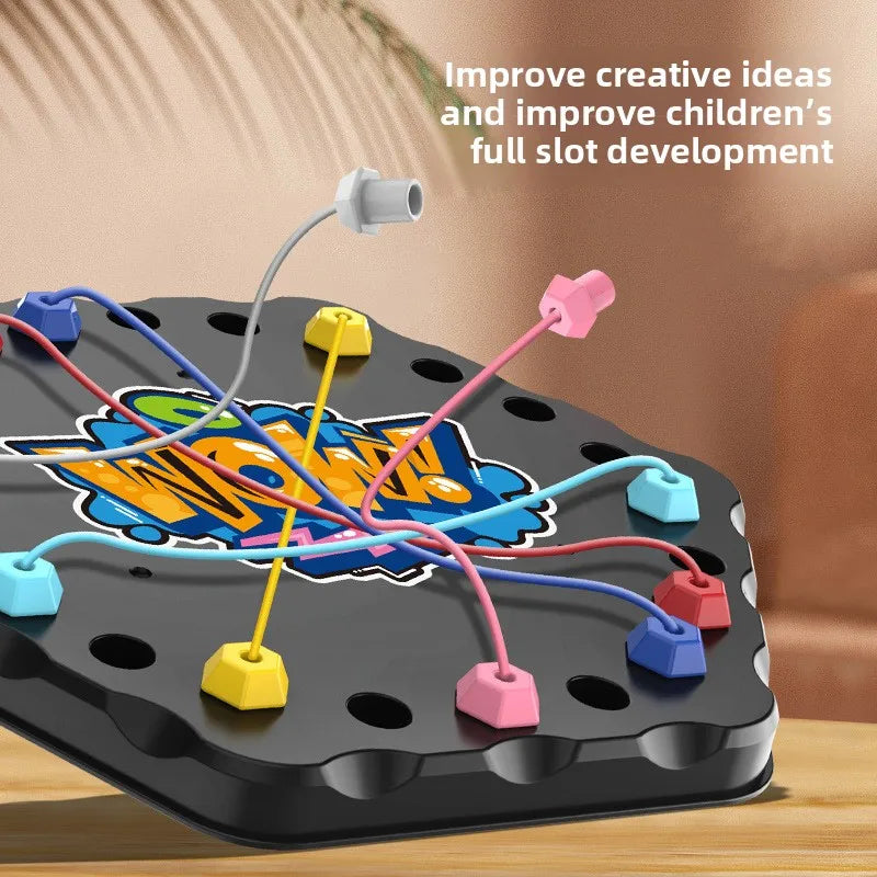 Color Rope Logic Game – Tænkning & Interaktivt – Brætspil
