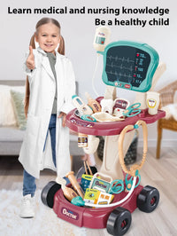 Thumbnail for Mini Medic - Omhyggelig og smart - Legetøjssæt med lægevogn