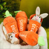 Personalized Bunny – Den ultimative påskegave – Plyskanin med gulerod og navn