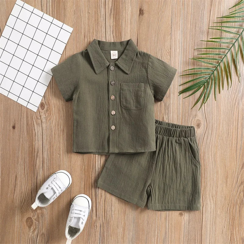 Mini Fashion™ – Robust og stilfuld – Baby-outfit i bomuld