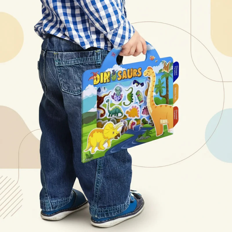 StickerFun – Farverig og lærerig - genanvendelig klistermærkebog