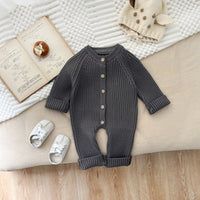 Thumbnail for CozyCotton – Komfortabel og stilfuld - Strikket Romper