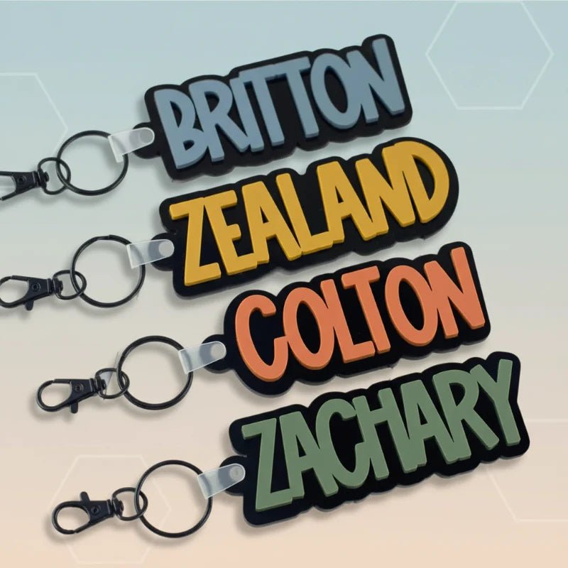 Custom Acrylic Keychain – Til tasker og nøgler –  Personlig nøglering