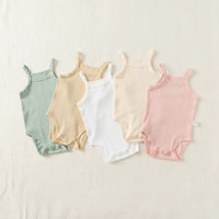 Thumbnail for Summer Bodysuit – Let og behagelig – strikket babybody