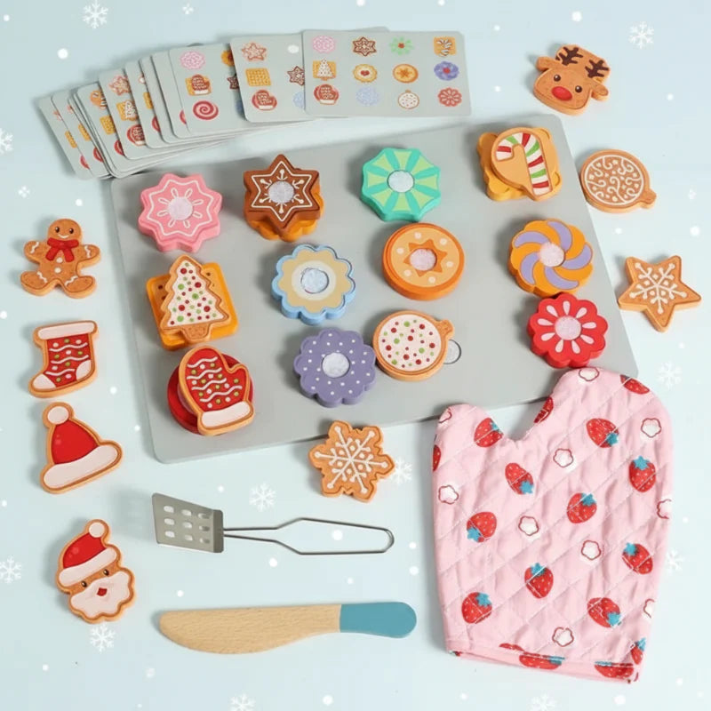 TinyKitchen – Kreativt & legesygt – Træ-kagesorteringsspil