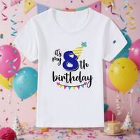 Thumbnail for Birthday Graphic Tee – Sødt & let – Børnet-shirt til fødselsdag
