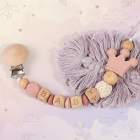 Thumbnail for Personalized Pacifier Chain – Sikker & stilfuld – Personlig sutterkæde