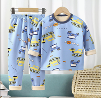 Thumbnail for Mini Fashion™ - Tegneserie-fleece-pyjamas til børn