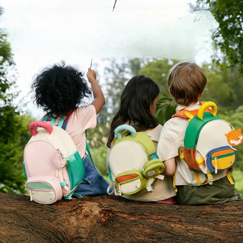 KidPack – Let og behagelig – Letvægts skoletaske med vandflaskeholder