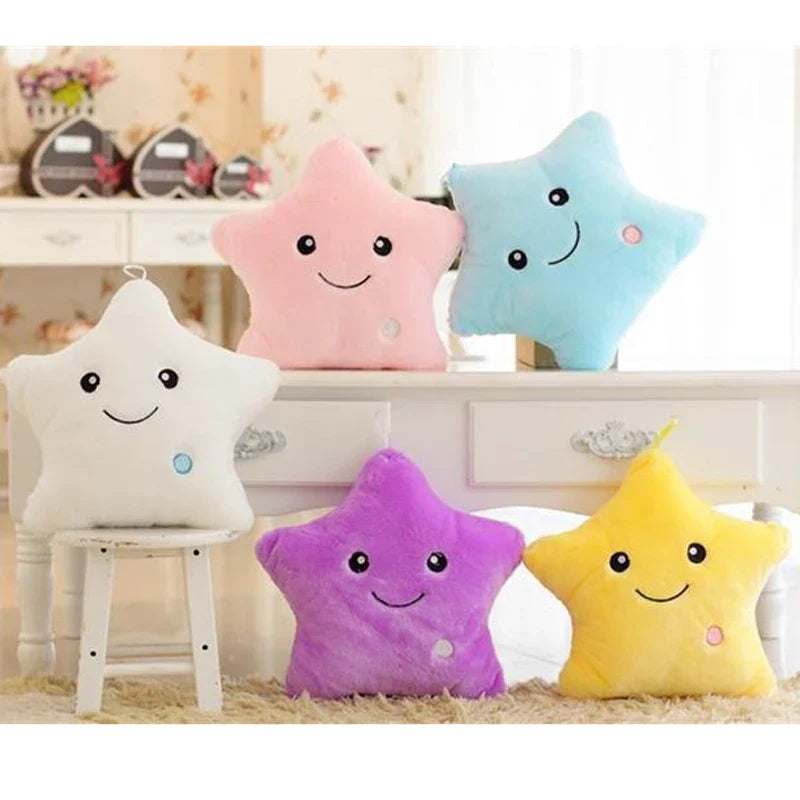 Glow Star Pillow™ – Stjernesjov i sengen - lysende nusseklud