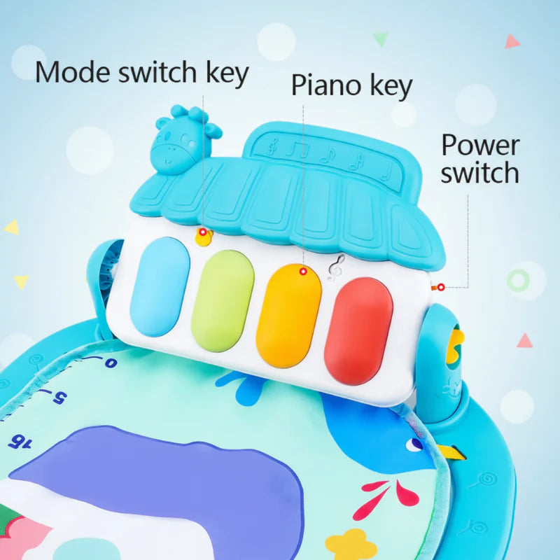 Musical Baby Play Gym – Farverigt og lærerigt – Baby Gym-tæppe