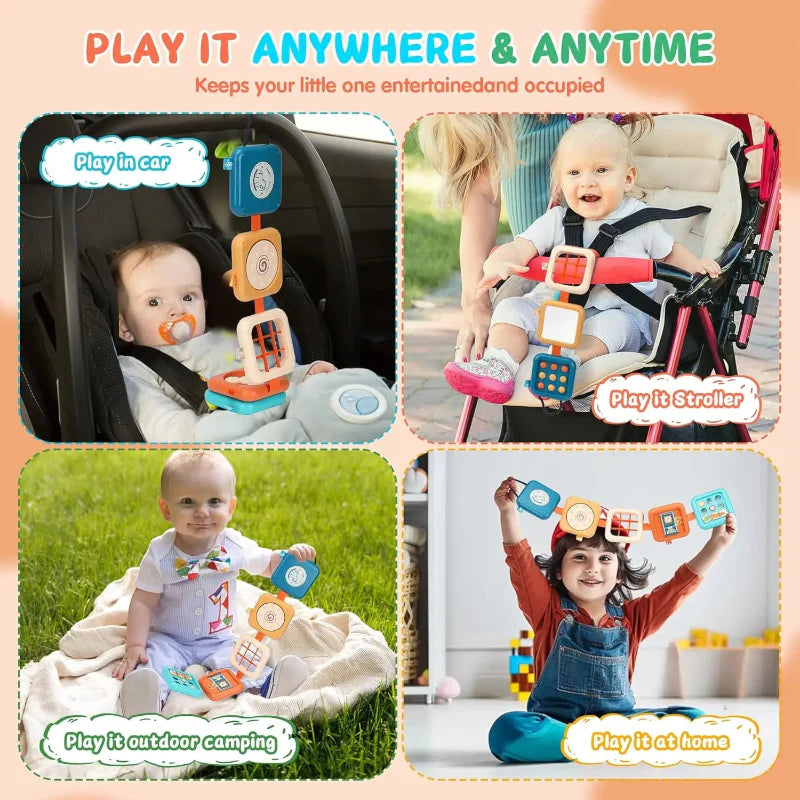 MiniAdventures – Kreativt & pædagogisk – Babyrejseaktivitetstavle