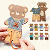 ThreadBear – Sød & lærerig – Montessori-trælegetøj Bjørn