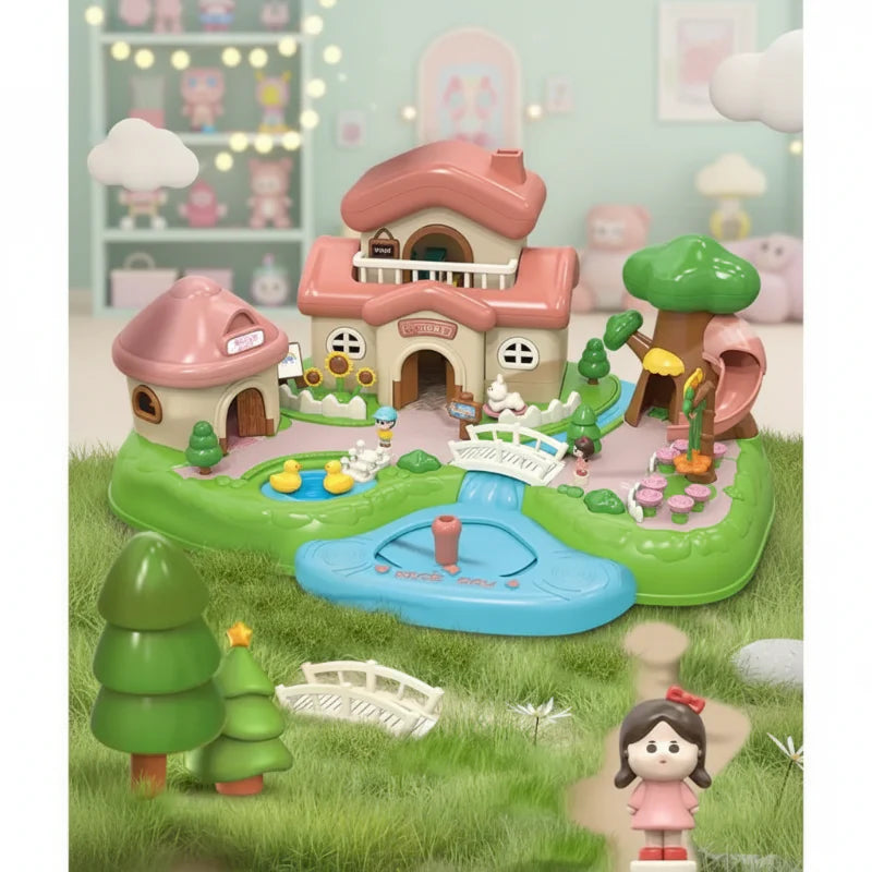 Magnetic Princess Castle – Kreativt & magisk – magnetisk dukkehus-legesæt
