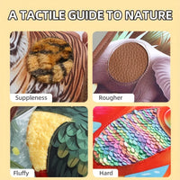 Thumbnail for Touch Book™ – Nervøsitet og farver – Hæfte om sanser - dyr