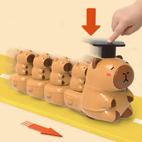 Thumbnail for Capybara Train Toy – Legesygt & sødt – Tog med tryk