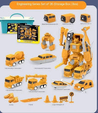 Thumbnail for MagnaMix™ - Fra lastbil til transformer - Legetøjslastbil Transformer