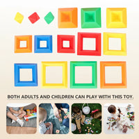 Thumbnail for Pyramid Stacking Blocks – Motorik & kreativitet – Stabelklodser-sæt