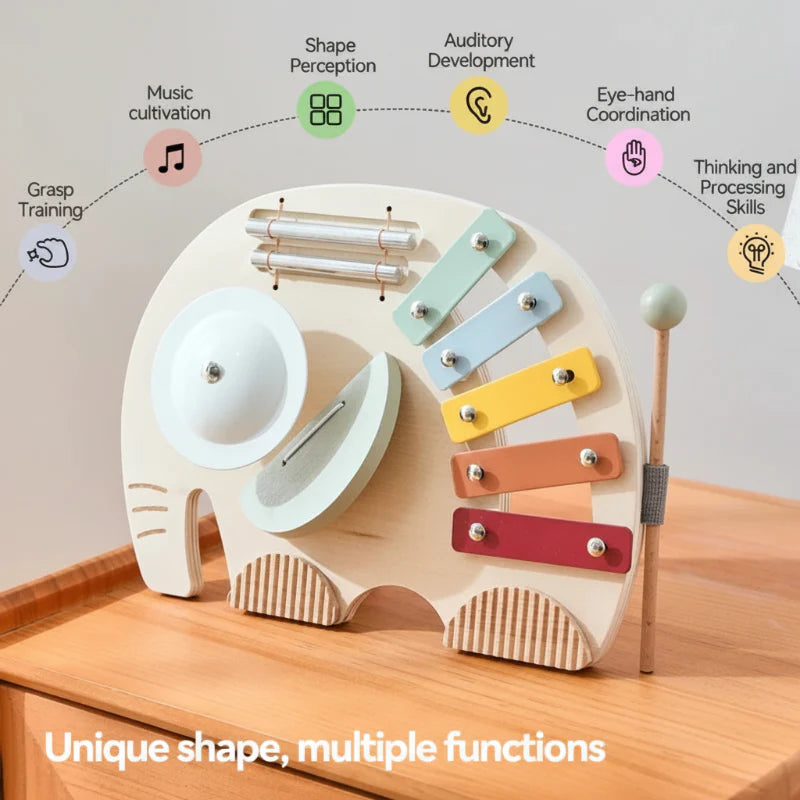HarmonyWood – Montessori & Kreativt – Træmusikinstrument: Xylofon