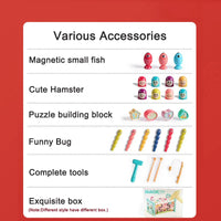 Thumbnail for Montessori Hammering Toy – Motorik & læring – 8-i-1 legesæt