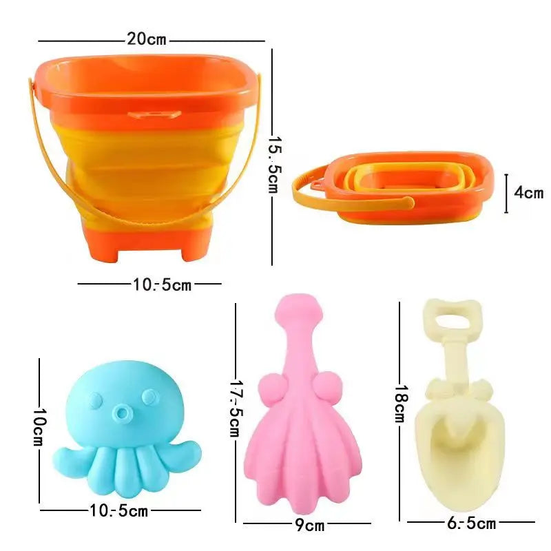 Foldable Beach Toys™ – Sommersjov i sand – Strandsæt til børn