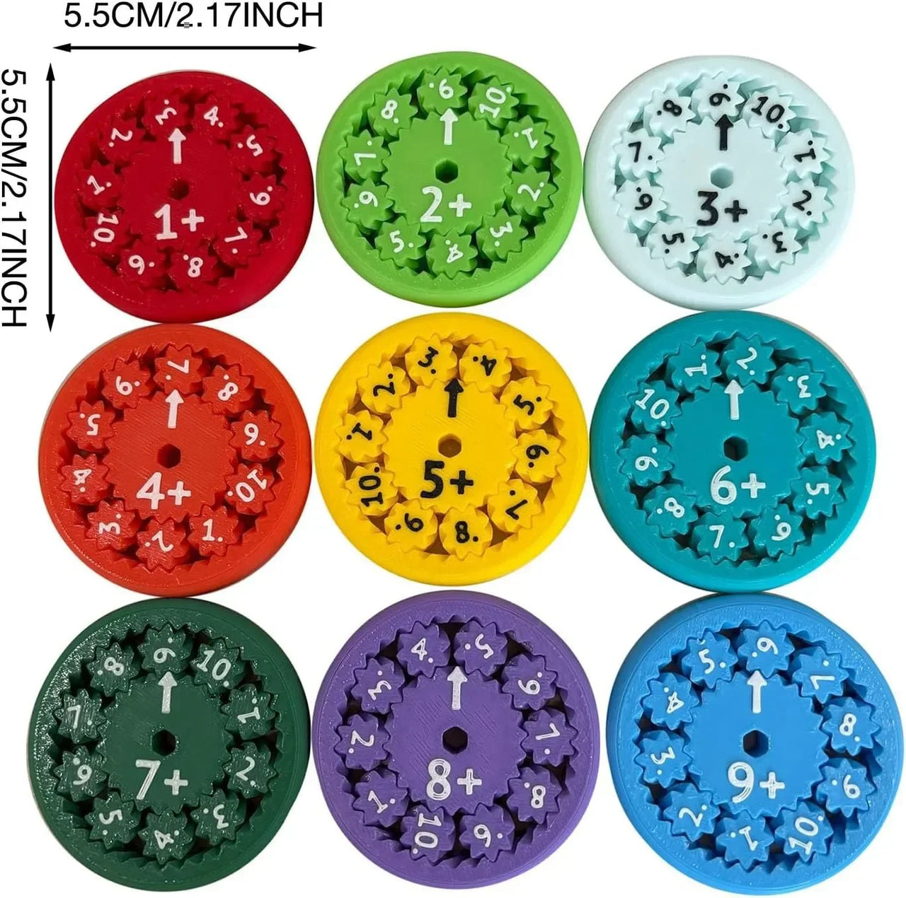 Whiz Spinner – Tælle og regne – Regne Fidget