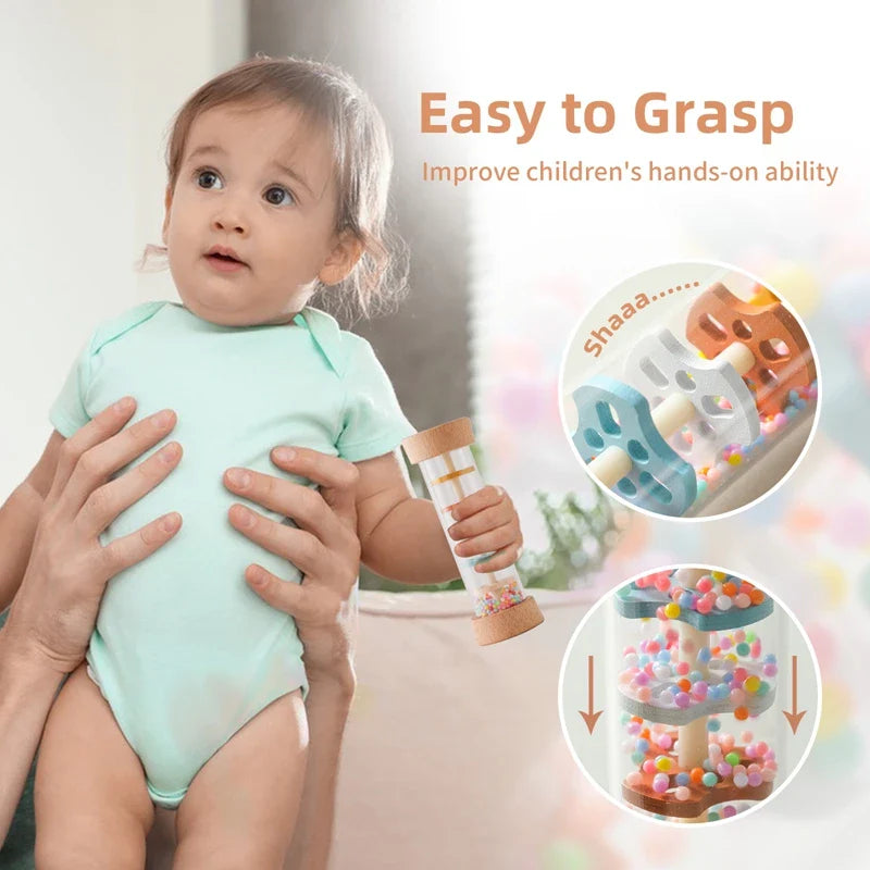 Baby Rain Stick™ – Magiske regnlyde - sanselegetøj