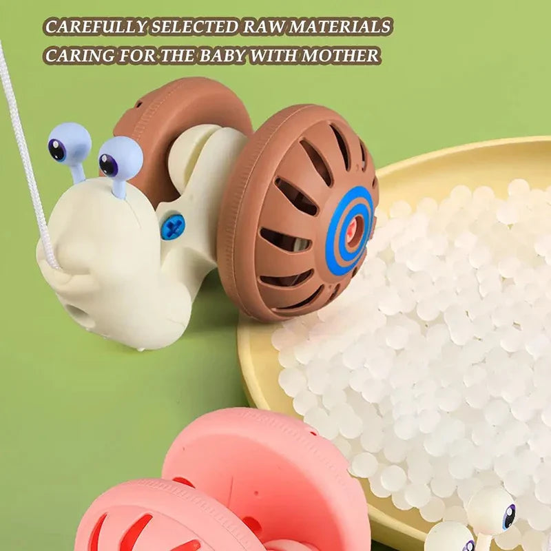 Snail Toy™ - Snegl på farten - Legetøj med gå-snor