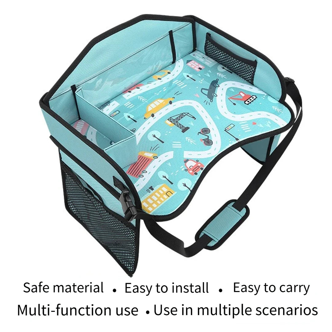 Portable Child Car Seat Table™ - Sikkert og komfortabelt - bærbart bord til autostol