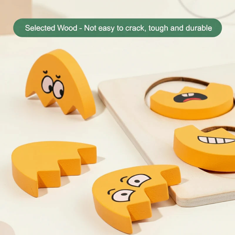 ExpressEggs – Lære at håndtere følelser – Ansigtsudtryk-puslespil