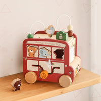 Thumbnail for BusyRide – Lærerigt og alsidigt – Træ Montessori aktivitetsbus